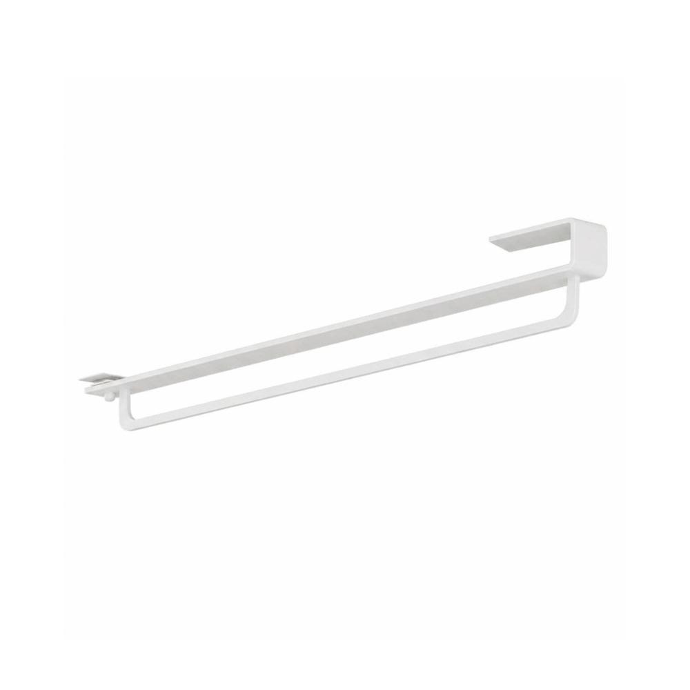Iron Top Mounted Hanging Rack Non Perforated Large Capacity Pants Hanger Non-slip Space Saving Wardrobe Storage Hooks