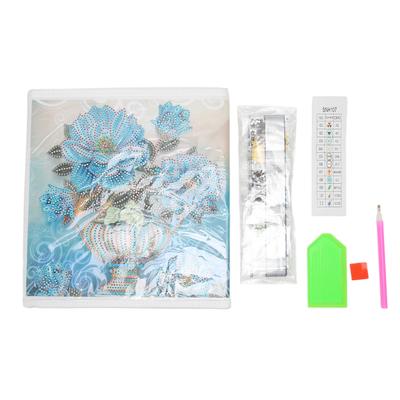 Folding Storage Box with Rhinestone Painting Kit DIY Handcraft Improve Hands On Skills Storage Box for Home