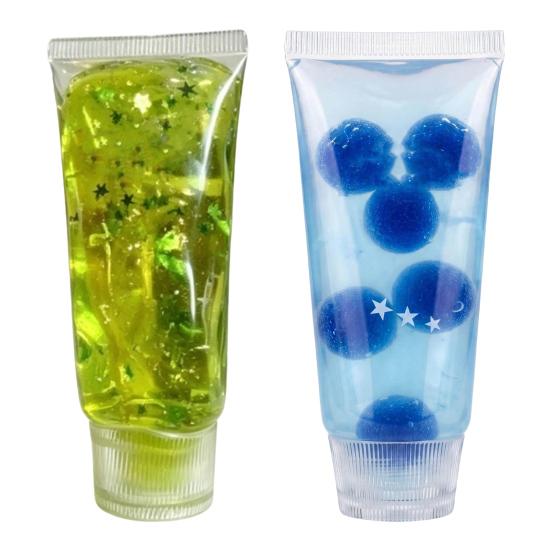 Yousheng 2/3Pcs Shapable Clear Tube Squeeze Toy, Slow Rising Stress Relief Tube Toy, Anti-Anxiety Hand Relaxation Sensory Toy for Kids
