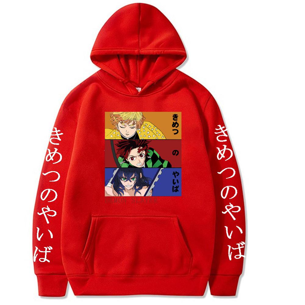 Popular Japanese Anime Autunm Printed Men's Hoodie Brand Hoody Y2K Clothes Vintage Fashion Unisex Long Sleeve