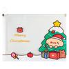 Case Christmas Series Test Paper PP File Bag Documents Filling Bag File Folder Information Pack