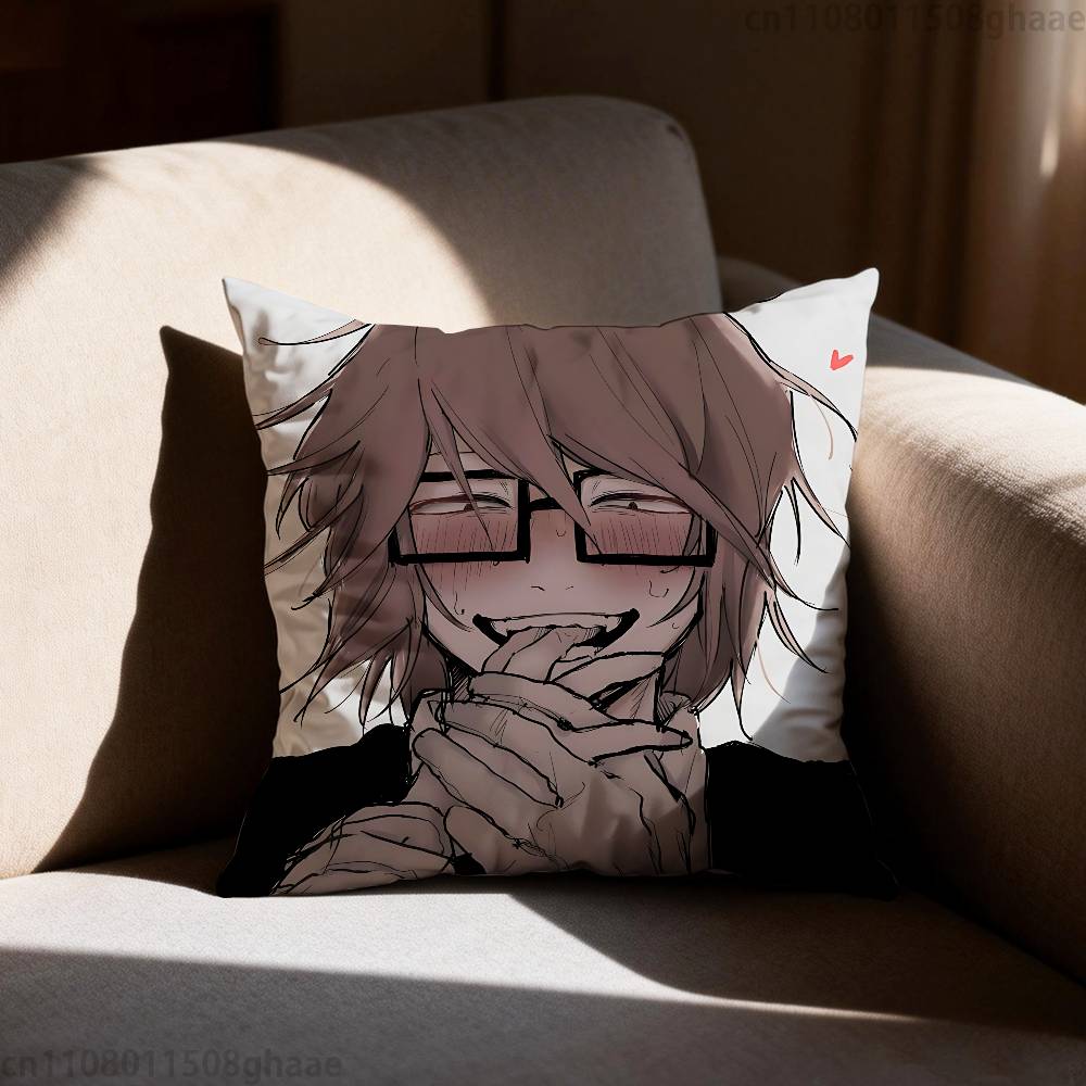 RRanfren Anime Pillow Case Pillow Case Living Room Sofa Cushion Cover Suitable For Home Bedroom Room Decoration
