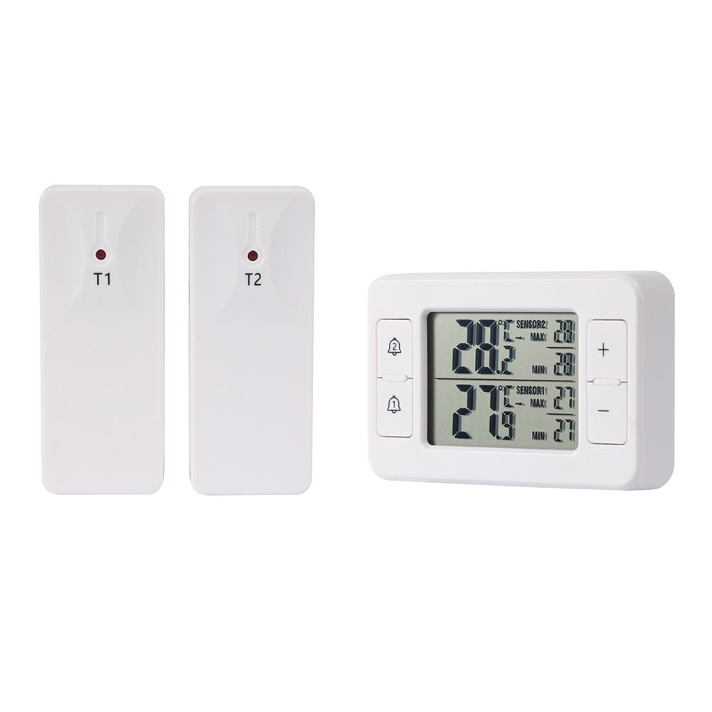 As Shown In The Picture Wireless Thermometer Smart Temperature Control Remote Sensor Thermometer Error Margin ABS Material