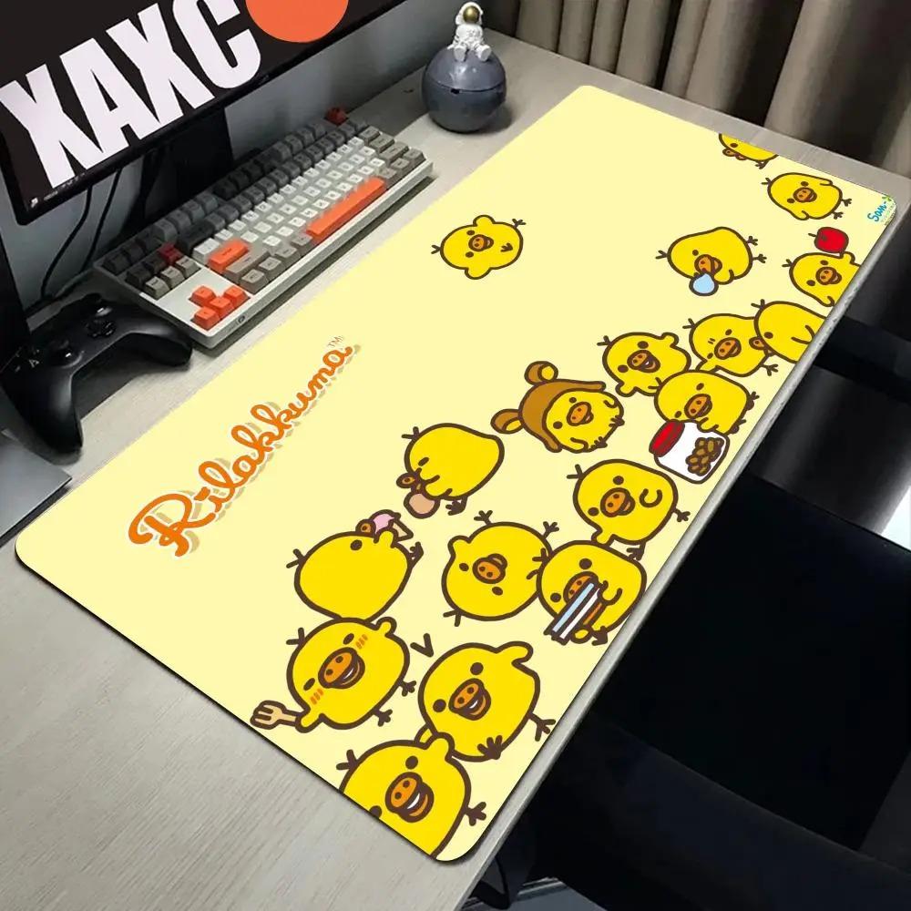 Large Mouse Pad Rilakkuma-es Mousepad Gamer Office Accessories Pc Cabinet Games Desk Mat Computer Desks Keyboard Gaming Mats