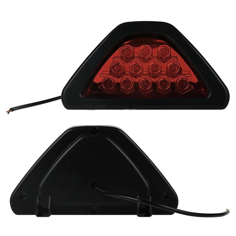 Universal Brake Signal Lamp Super Bright Car LED Fog Light 12 LED Car Strobe Light for Auto Vehicle SUV for Truck Car Motorcycle