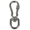 Stainless Steel Hook with Swivels for Dog Collar Carabiner with Swivels Joint Bolted Carabiner for Pet Leashes/Camping T