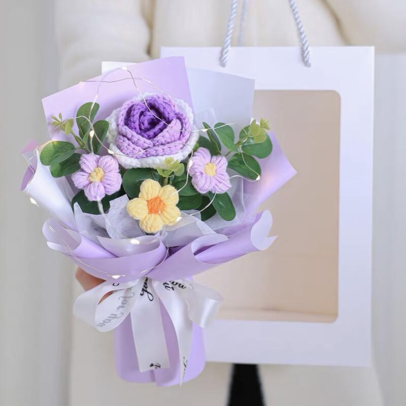 

Handmade Knitted Yarn Bouquet