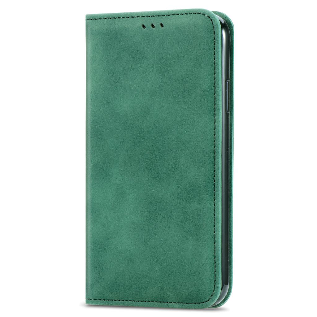 For Samsung Galaxy A36 5G Case Skin Touch Feeling Leather Card Holder Phone Cover Magnetic Absorption