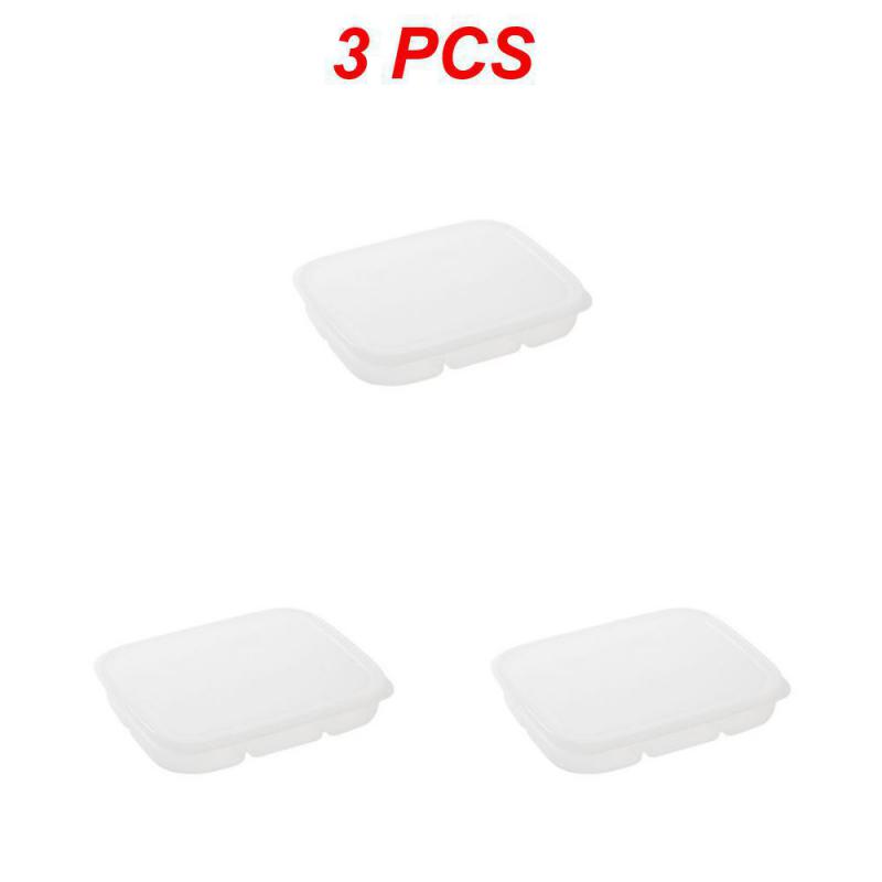 6 Grids Food Storage Box Compartment Refrigerator Freezer Organizer Kitchen Tool Fruit Vegetable Meat Fresh-Keeping Sealed Box