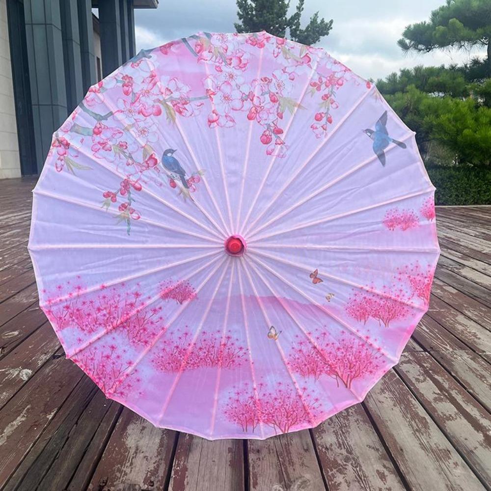 

Chinese Antique Style Prop Dance Umbrella Cosplay Hanfu Oil Paper Umbrella Dance Performance 1