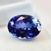 Natural 12.50 Ct OVAL Cut Blue TANZANITE Certified Loose Gemstone