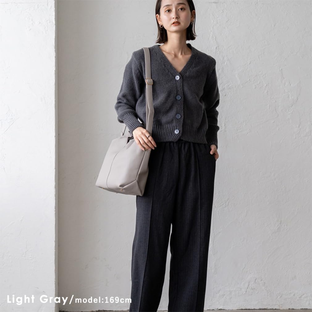 Vita Felice Triangle Handle Tote Bag for Women [VITAFELICE] 2-way inb-10138p (Light Gray)