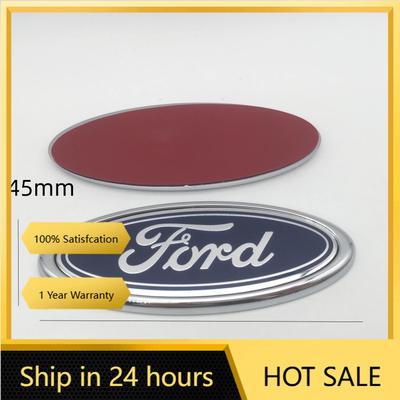 Car Sticker For Ford 1pcs 3D Blue for Ford Car Front Head Hood Bonnet Emblem Rear Tail Bumper Trunk Steering Wheel Covers Sticke