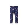Spring and Autumn Thin Printed Leggings for Girls, Elastic Slim Fit, Slimming, Small Animal Pattern, Baby Elastic Waist Pants
