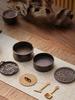 Incense Seal One Body Censer Pure Cupper Dot Gold Zendo Indoor Office Scented Coil/tower Decoration Incense Seal Gift Box Set