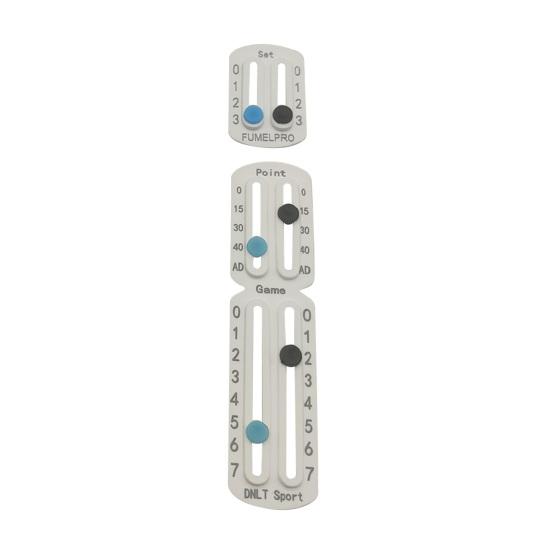 

Теннисный счетчик для ракеток, падела, портативный счетчик для пиклбола, легко монтируемый, маленькое табло, счетчик для записи очков, сетов 1pc