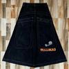 JNCO Jeans Vintage Hip Hop Loose Jeans Men's Gothic High Waist Wide Legs Pants Streetwear