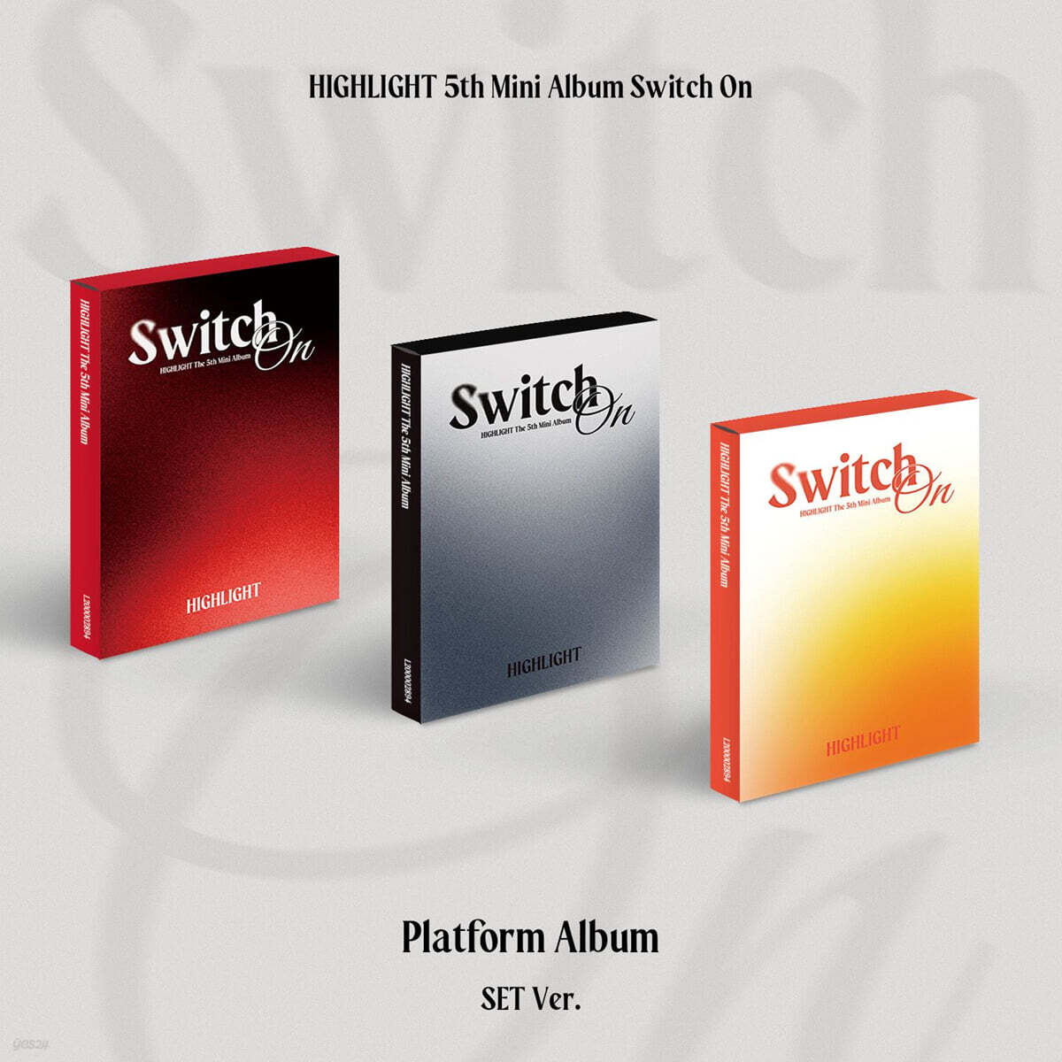 

HIGHLIGHT - 5th Mini Album: Switch On [Platform ver.] [3 types SET]