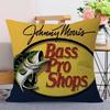 Fishing Brand Bass-Pro-Shops Pillow Cover Sofa Cushion Cover Home Room Decoration Children Gift