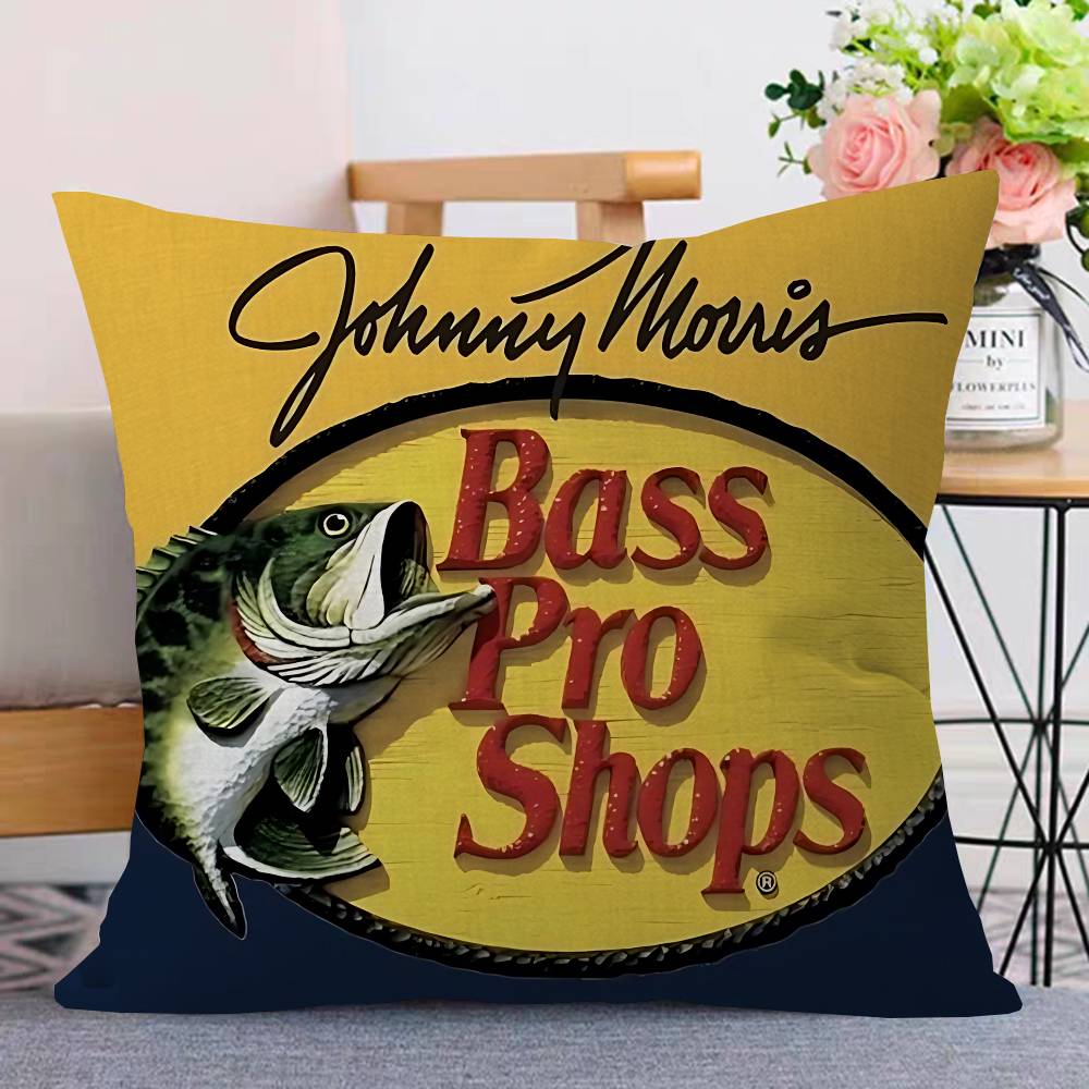 Fishing Brand Bass-Pro-Shops Pillow Cover Sofa Cushion Cover Home Room Decoration Children Gift