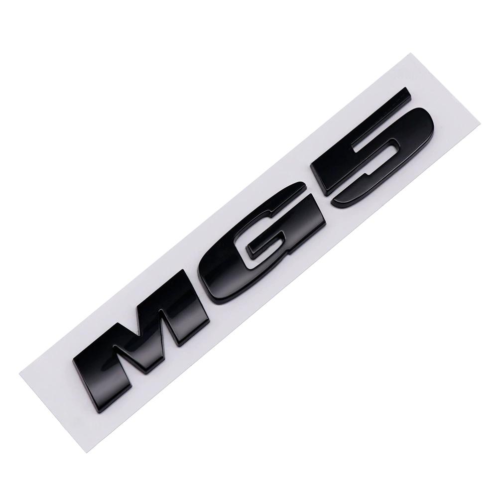 1Pc MG Car Rear Trunk Sticker ABS Material Emblem Decal for GT MG6 MG5 Logo Models - OEM Style Exterior Body Badge