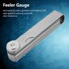 75mm Stainless Steel Feeler Gauge Ruler Welding Inspection Tool (0.05-1.00mm)