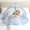Washable Foldable Single Person Mosquito Net Zipper Closure Insect Proof for Home Bedroom Dorm Camping Travel Trips