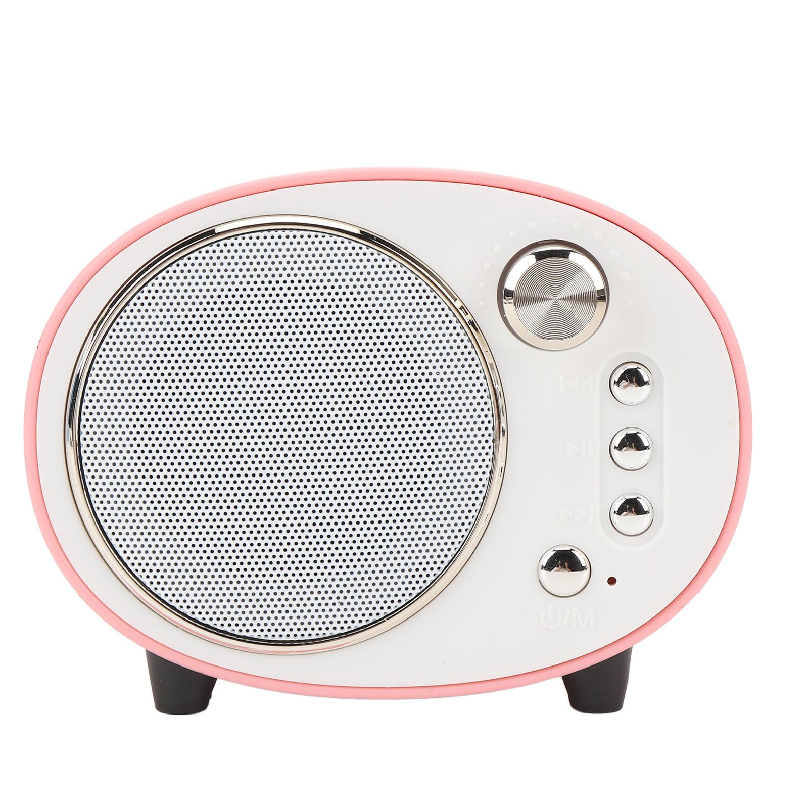 

Ретро Bluetooth-динамик с несколькими режимами воспроизведения, перезаряжаемый портативный беспроводной динамик для настольного компьютера и дома