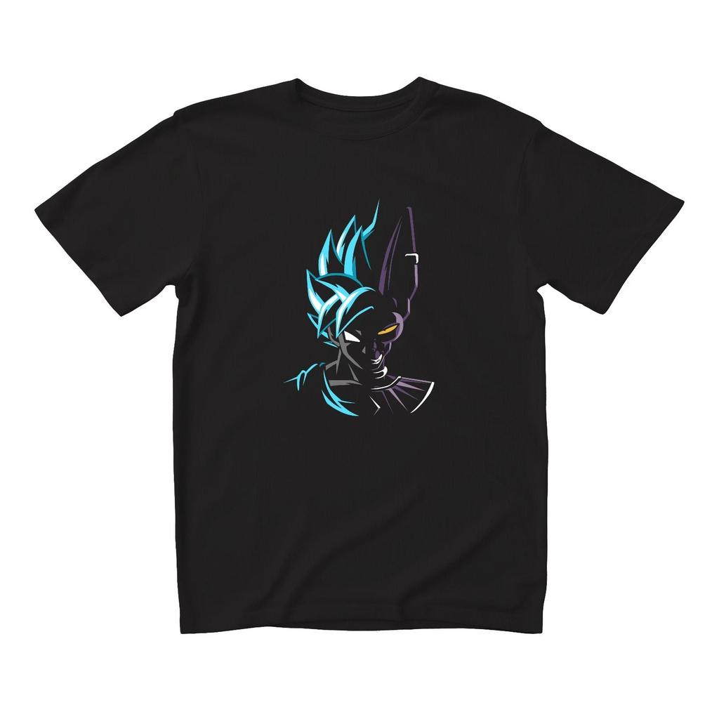 Summer Goku Vs Beerus Anime Tshirt Graphic Tee Unisex Casual Top Boys Round Neck Short Sleeve