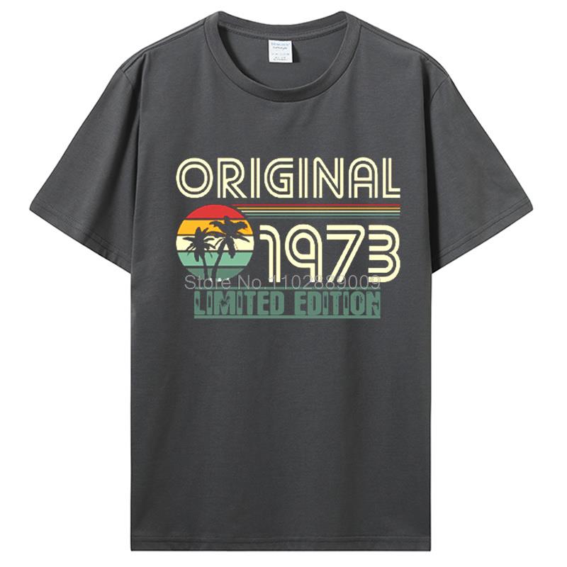 Old T Shirt Original Limited Edition 1973 Vintage T-shirt Funny Women Men Birthday Gift Printed Tshirt Harajuku Streetwear Tees