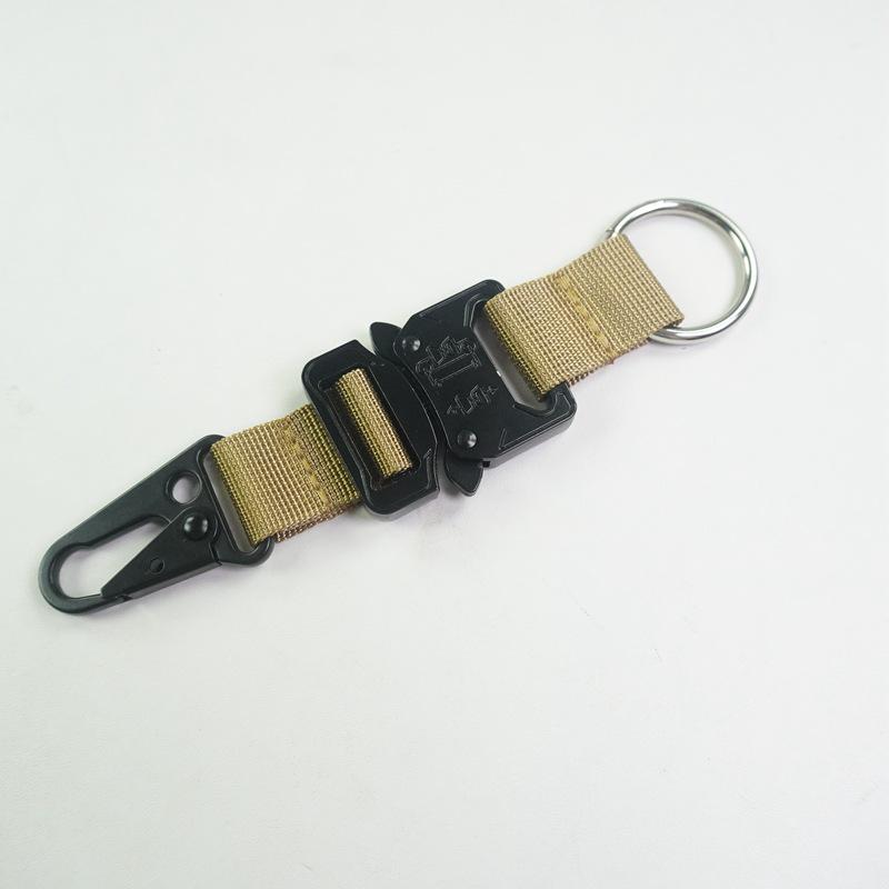 Alloy Cobra Buckle Tactical Keychain Hook for Outdoor Sports