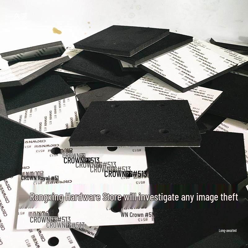 Durable Flocking Sponge Pads for Large-Scale Surface Polishing and Sanding