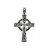 Fashion Retro Nordic Celtic Knot Pendant for Men Women Punk 316L Stainless Steel Cross Necklace Biker Amulet Jewelry