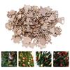 150Pcs Christmas Decoration Wood Slices Premium Hanging Pendants for Tree Wall Door Porch Decor Xmas Ornament Home Garden Party