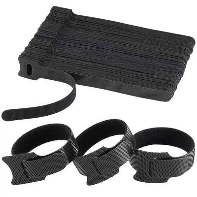 10-100pcs Releasable Cable Organizer Ties Mouse Earphones Wire Management Nylon Cable Ties Reusable Loop Hoop Tape Straps Tie