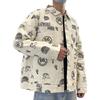 Vans Full Print Single-Breasted Long Sleeve Jacket Men Outerwear Off-White VN0A5H8K7DS