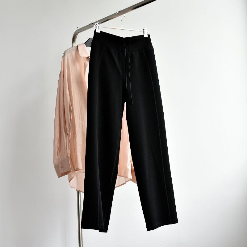 

[Tencel Cloud Pants] Summer Women s New Thin Lyocell Tencel Hip Lifting Narrow Wide Leg Casual Pants s ( 40-50kg )