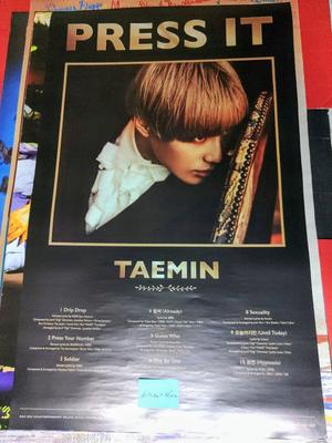 [USED] K-POP TAEMIN Korean Artist Idol Poster