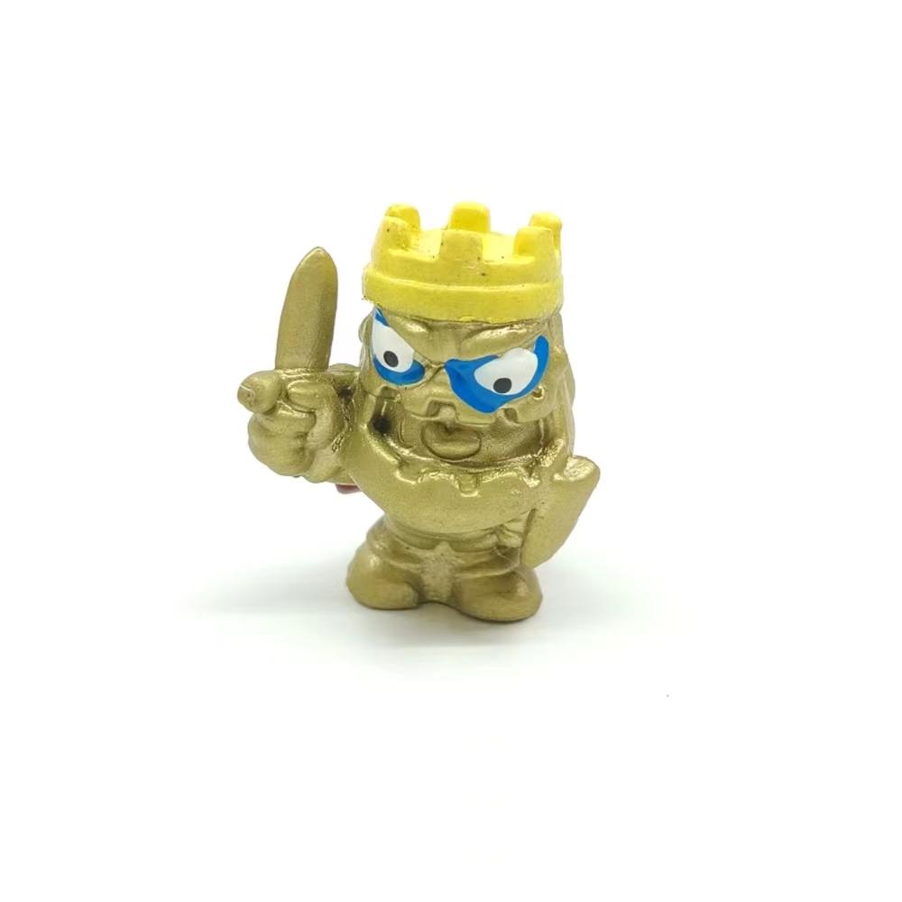Zomlings Originaux ULTRA RARES OR Argenté Styles Superzings Figurines d'Action PVC Collection Limitée Jouet Espagnol Cadeau d'Anniversaire pour Garçons