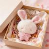 Kawaii Mini Bunny Plush Keychain Cute Angel Rabbit Stuffed Toy Soft Animal Bag Pendant Decor For Kids Girls Gift