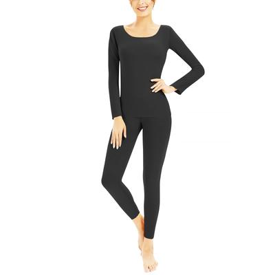 Sillictor Heattech Warm Innerwear Top and Brushed Long Sleeve Shirt and Long Winter Women's Set, Bottoms, Fabric, Tights, Insulation,