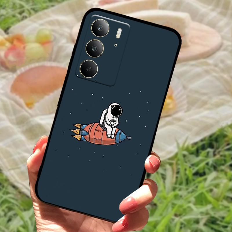 Hülle Für Realme C75 Stoßfestes TPU Silikon Handy Hülle Für Oppo Realme C75 4G Fundas Stoßstange Abdeckung Mode Weiche Schutzhülle