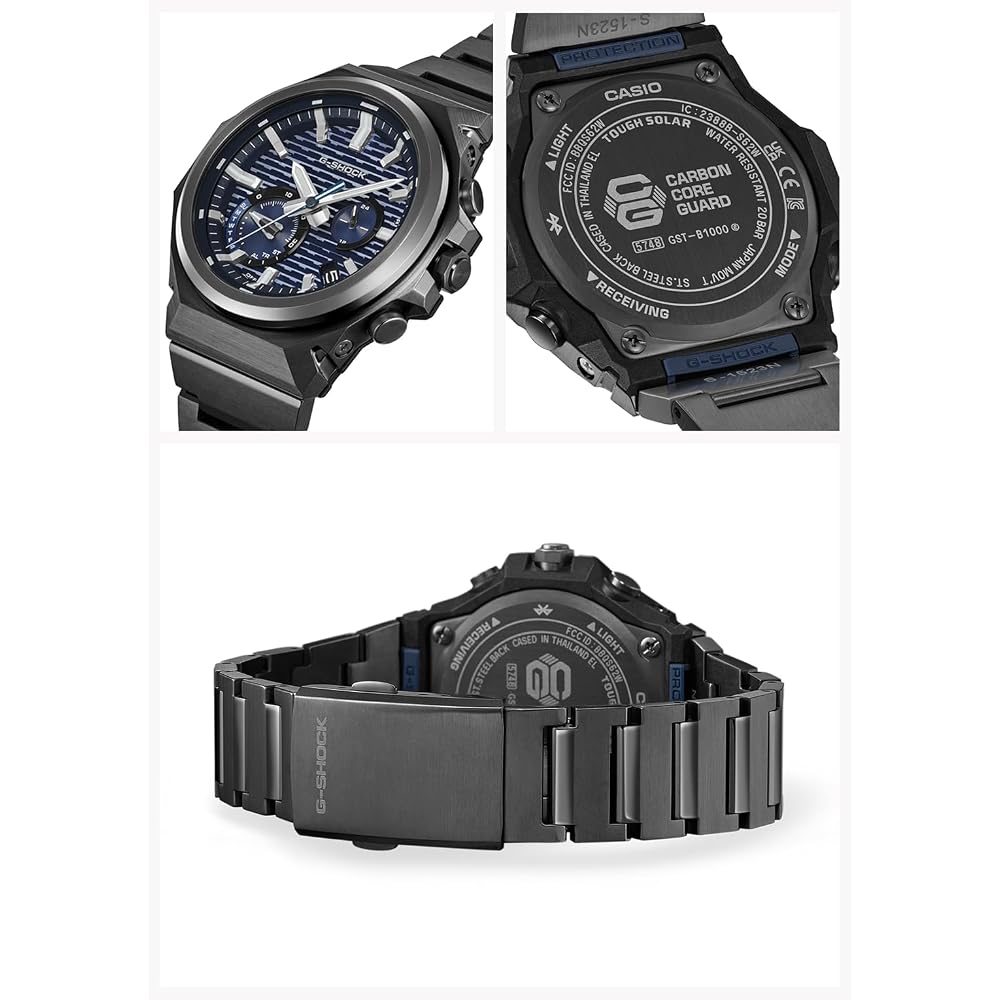 [Casio] Часы G-Shock [Оригинальный продукт для внутреннего рынка] G-STEEL с Bluetooth Tough Solar Экологичные материалы GST-B1000BD-2AJF Мужские Черные