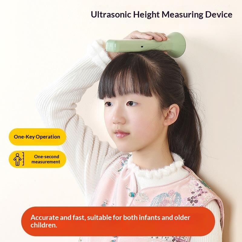 Digital Ultrasound Height Measuring Meter Smart Precision For Kids Growth Monitoring Non-Contact Height Gauge