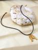 1 Piece Bohemian Summer Beach Delicate Simple Stainless Steel Fish Pendant Necklace For Seaside Career Women'S Accessories
