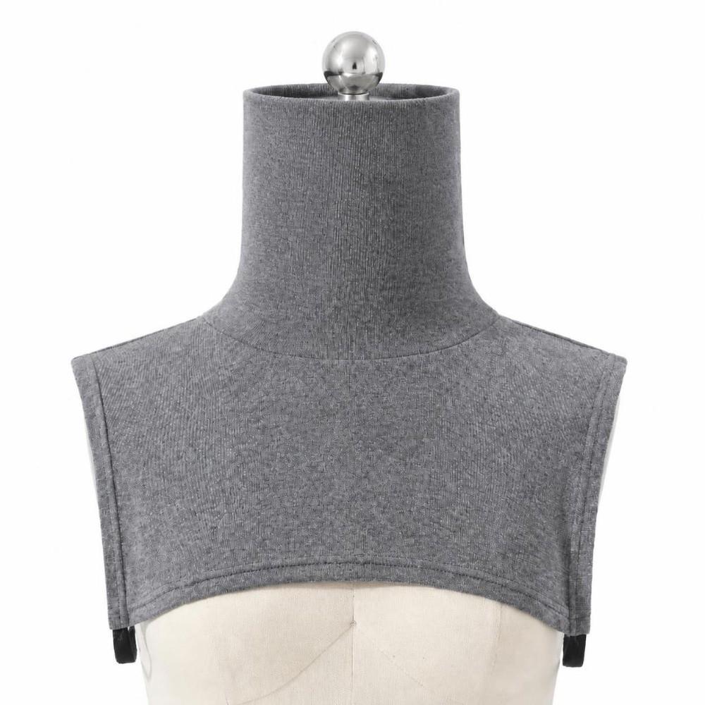 Einfarbig Rollkragen Falscher Kragen Verlängerungen Halber Oberteil Bluse Falscher Hoher Kragen Für Damen Herren