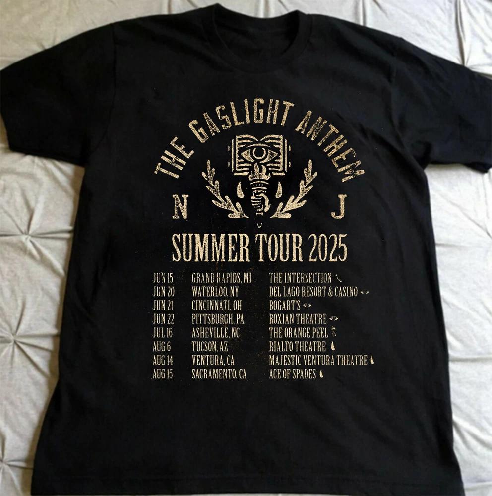 The Gaslight Anthem Summer Tour 2025 MEN T-Shirt XXXL