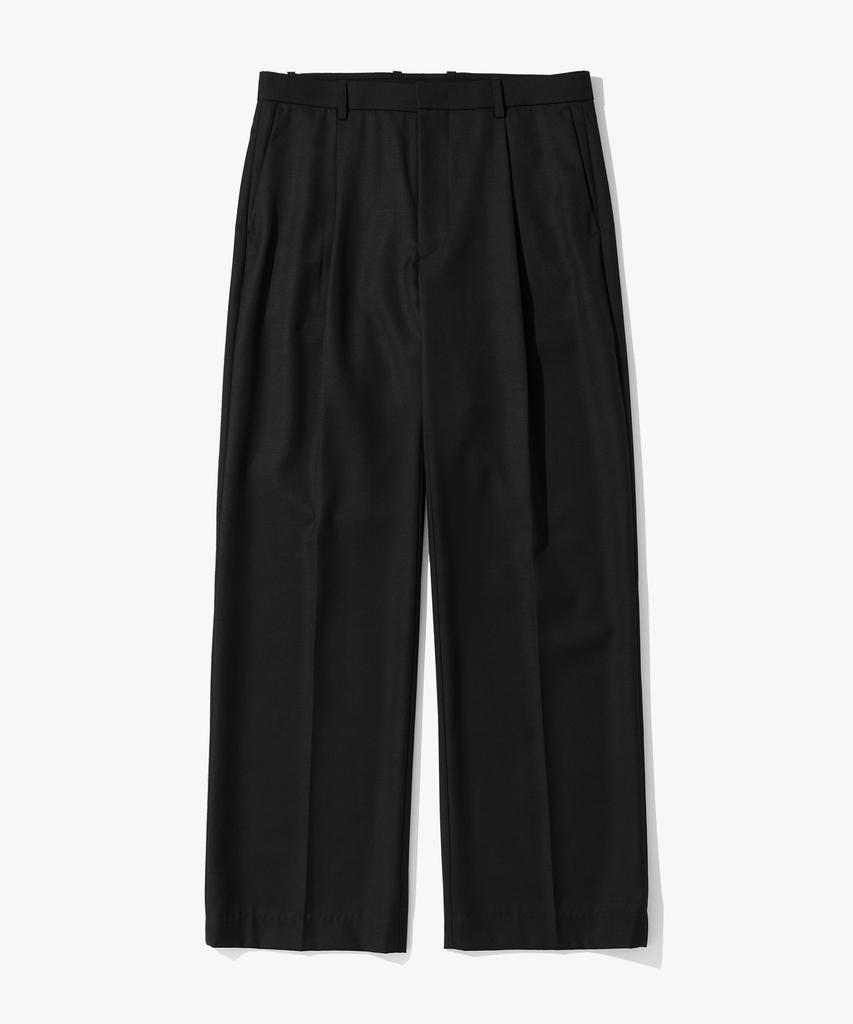 SUARE Wool Blend One-Pleat Slacks - 3 Colors