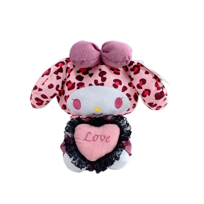 Cuddly Kuromi Mymelody Leopard Print Plush Doll – Great Kids Gift Melody