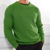 Men's Casual O-neck Loose Cotton Sweater Pullover